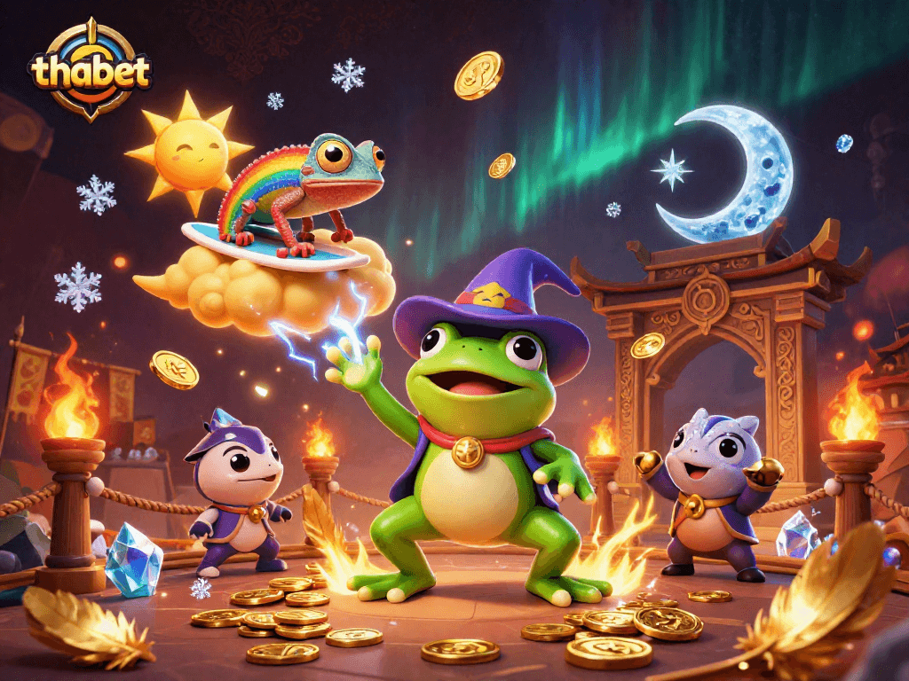 Experience thrilling jackpots at thabet’s casino with animated characters creating excitement!