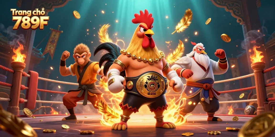 Engage in thrilling bets at Trang chủ 789F with fierce characters and vibrant casino elements.