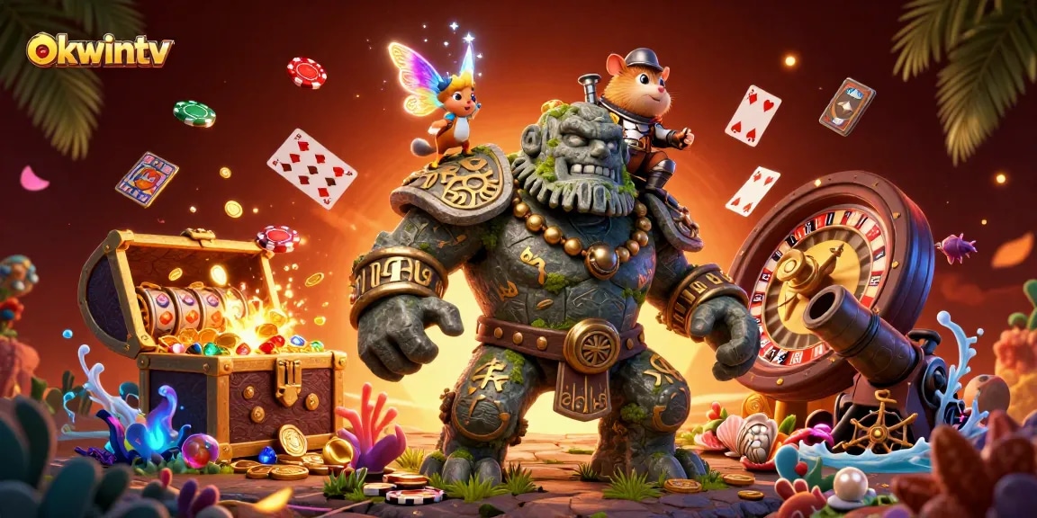 Engage in thrilling gameplay with okwintv as dynamic casino characters explore a rich gambling world.