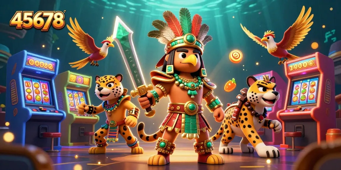 Engage with thrilling slots at 45678 featuring dynamic gaming elements and vibrant characters.