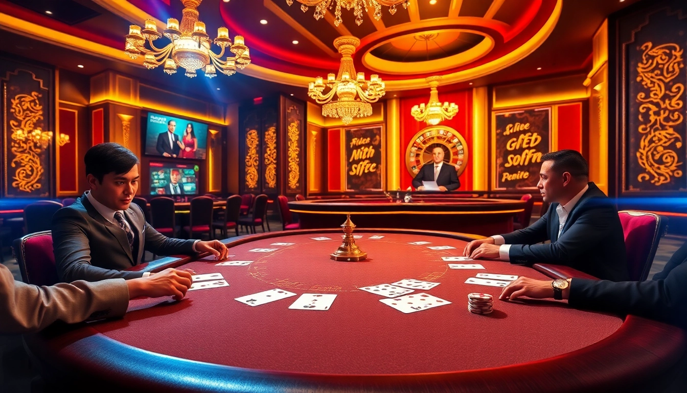 Experience the thrill at https://9bet89.com/ with poker chips flying and exciting gaming tables.