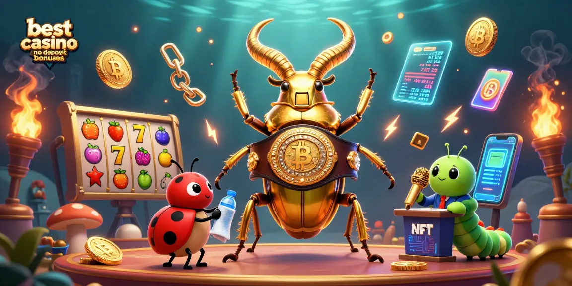 Engage with the best casino no deposit bonuses in this vibrant 3D gambling illustration.