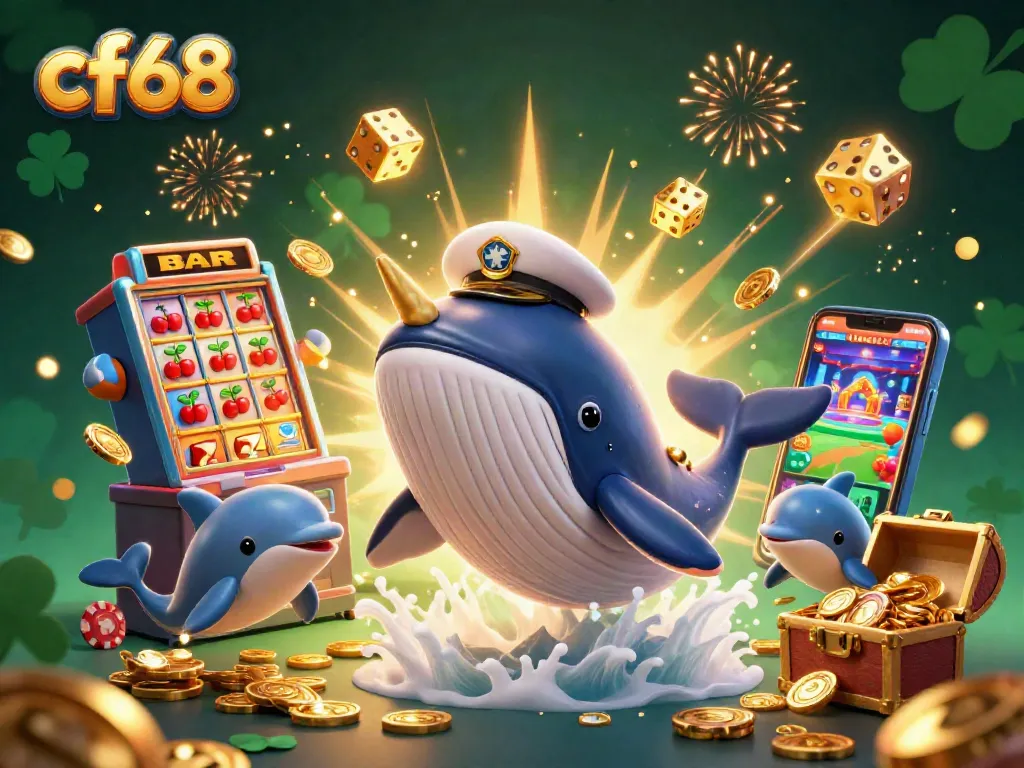 Engage with exciting cf68 casino games featuring vibrant characters in a thrilling 3D scene.