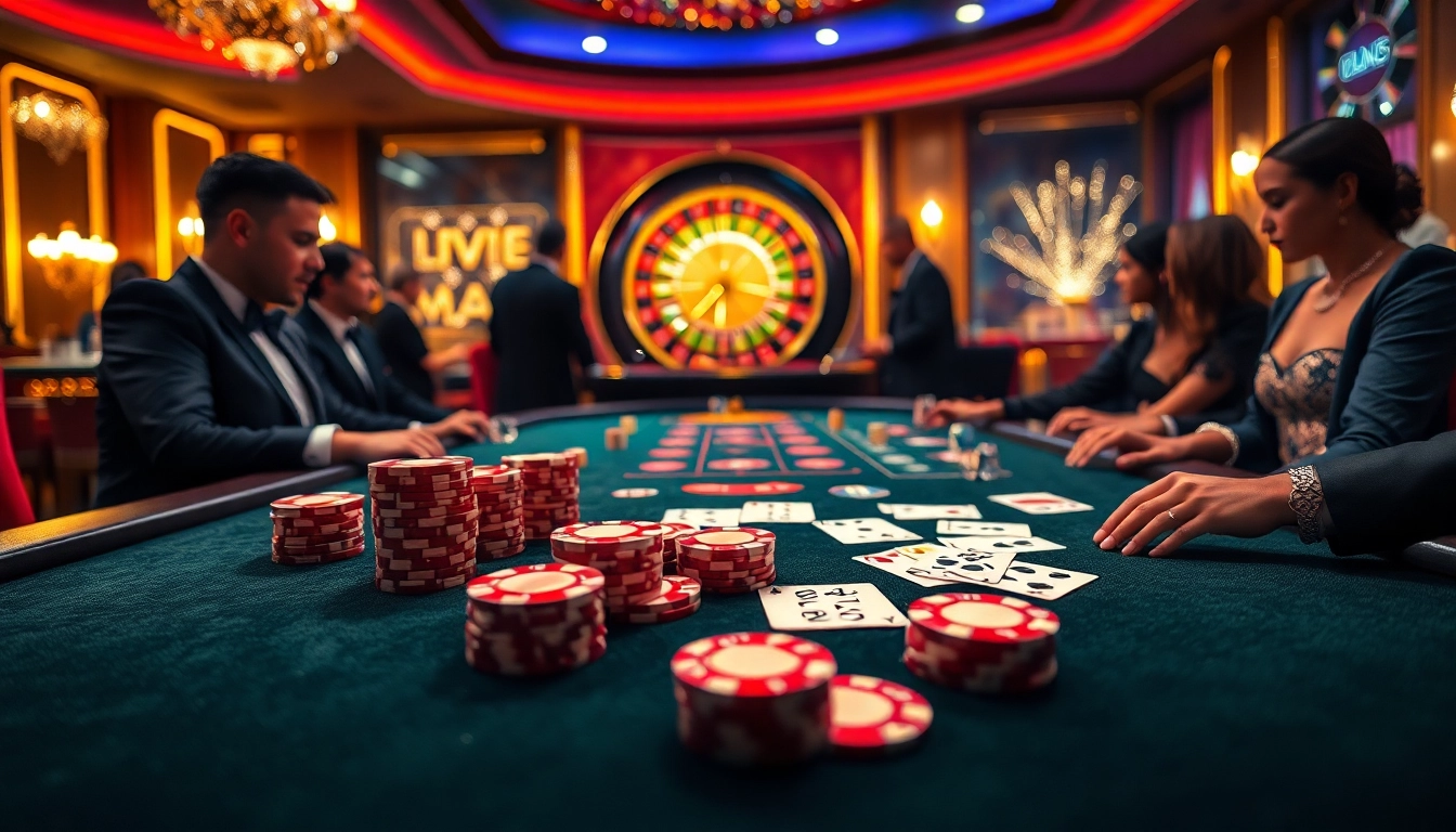 Engage in high-stakes gambling at the KP88 VIP gaming table with luxurious elements.