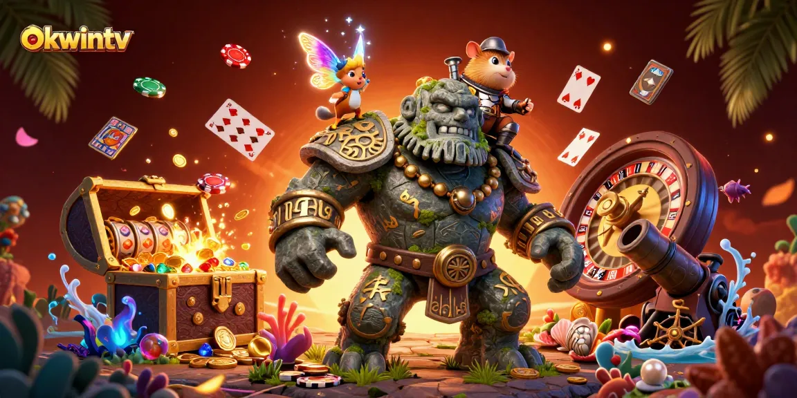 Engage in thrilling gameplay with okwintv as dynamic casino characters explore a rich gambling world.