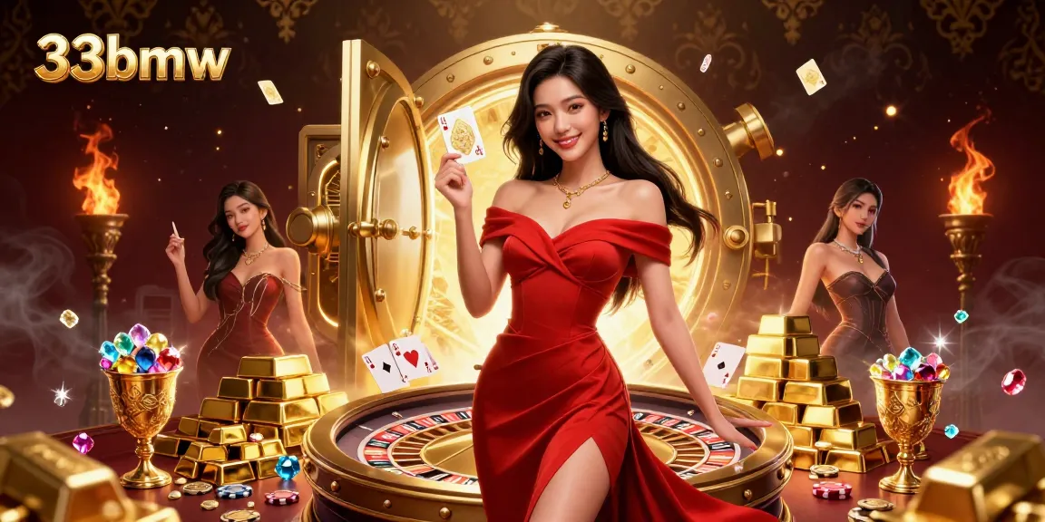 Experience thrilling gaming at 33bmw with a stunning Asian dealer at the roulette wheel.