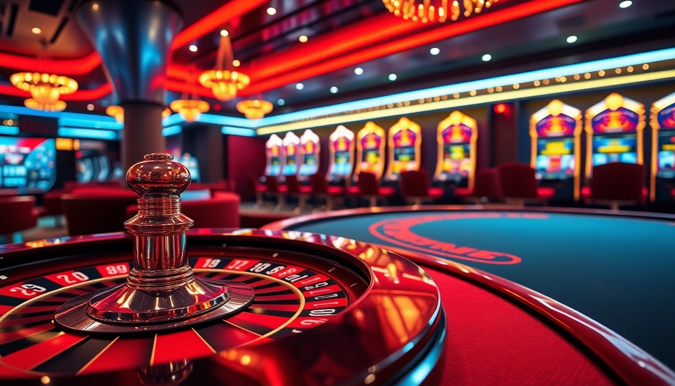 Exciting betting action at https://789win.associates/, showcasing vibrant casino tables and luxurious surroundings.