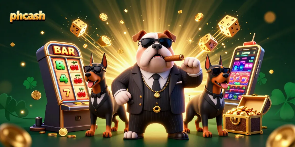 Engage in thrilling gameplay with phcash, where a bulldog mafia boss commands jackpots and excitement.