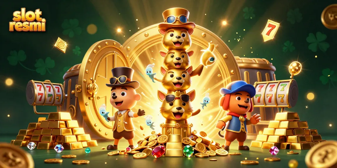 Engage with slot resmi as you explore vibrant treasures and animated casino characters.