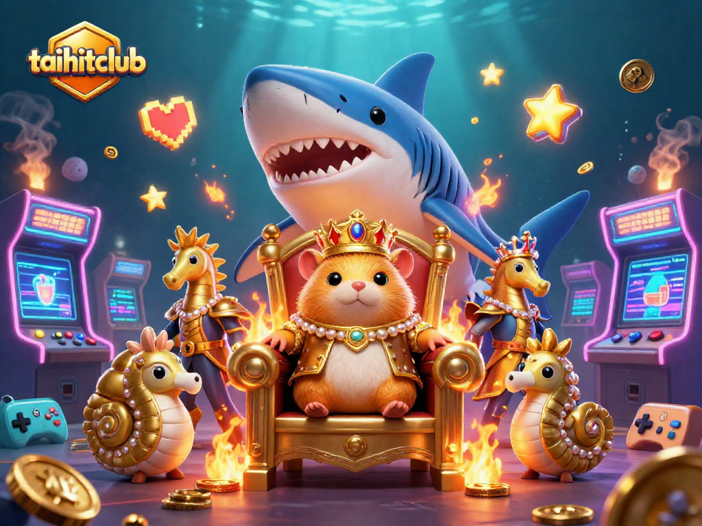 Experience thrilling action at taihitclub with our vibrant, dynamic casino scene illustration.