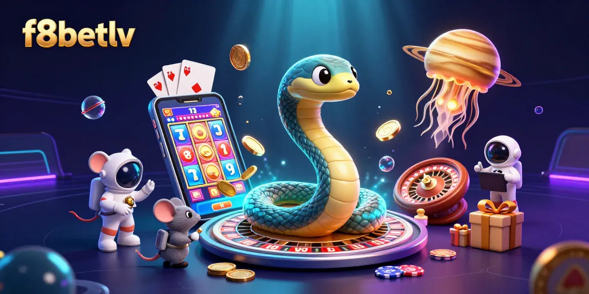 Experience the thrill of f8betlv as astronaut mice bet on a cosmic roulette wheel with vibrant casino elements.
