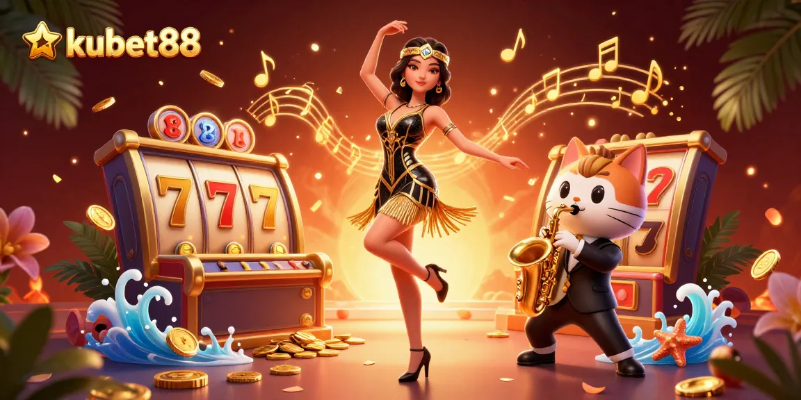 Engage in exhilarating gameplay with kubet88's vibrant slots and whimsical characters.