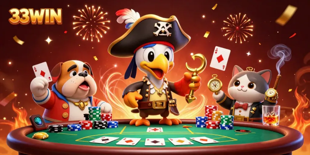 Trải nghiệm thế giới cá cược tại 33WIN với hình ảnh sống động và đầy màu sắc.