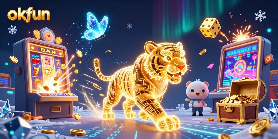 Spin the reels with okfun's exciting casino games in a vibrant digital landscape.