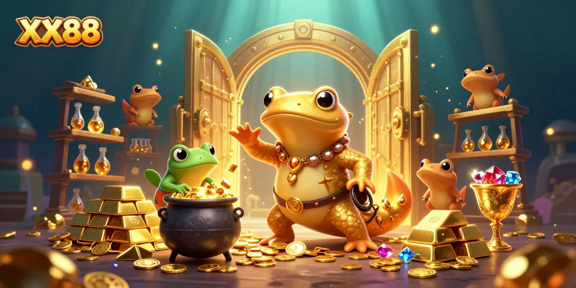 Experience exciting gaming opportunities at XX88 with dynamic casino character illustrations.