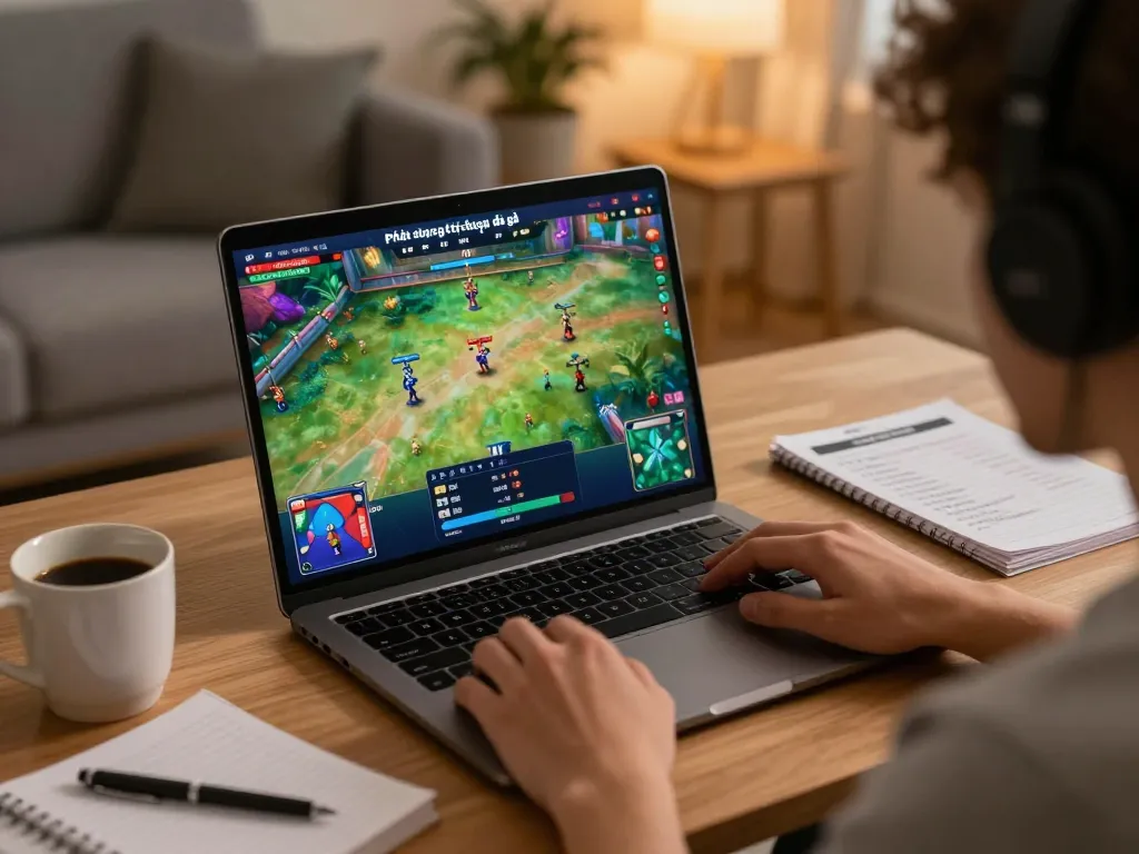 Phát sóng trực tiếp hấp dẫn của sự kiện Phát sóng trực tiếp đá gà trên màn hình laptop
