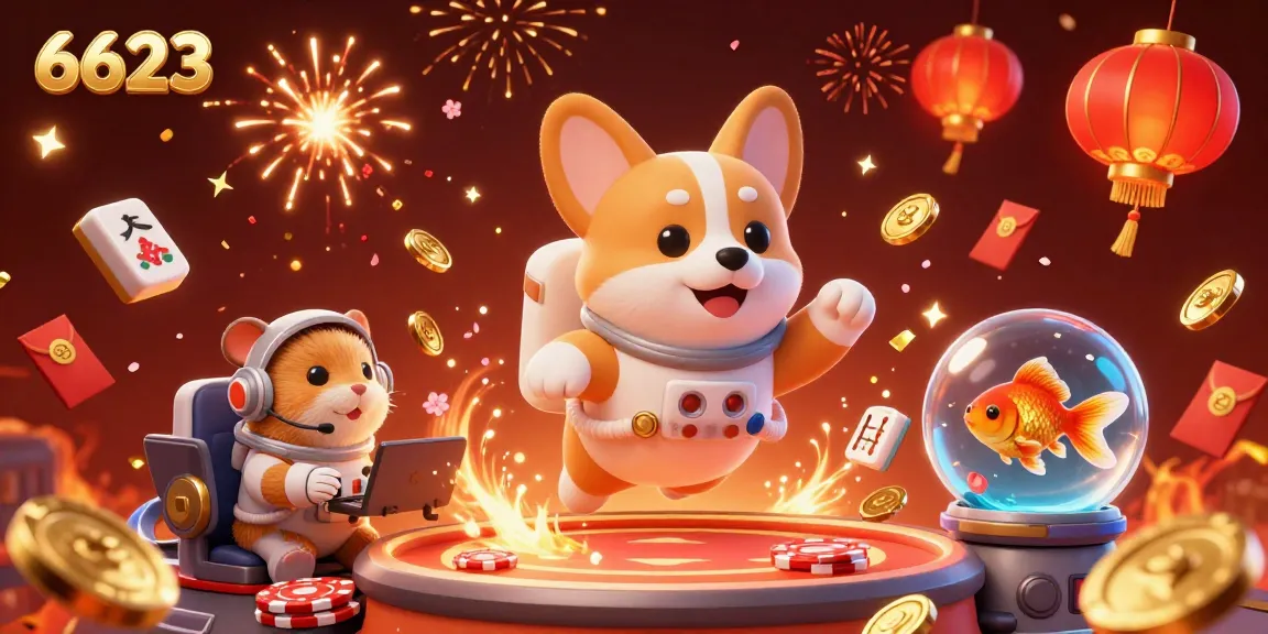 Experience the thrilling journey at 6623 casino with a vibrant space-themed illustration full of adventure and luck.