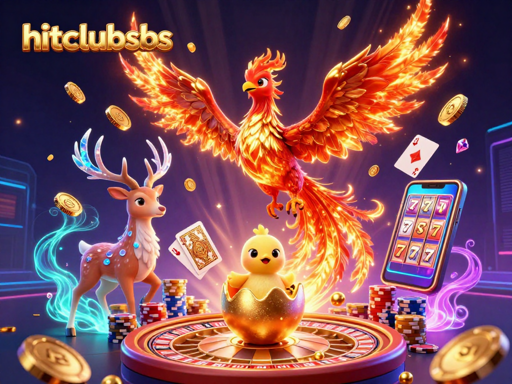 Experience the thrill of hitclubsbs with a vibrant phoenix scene in a stunning casino setting.